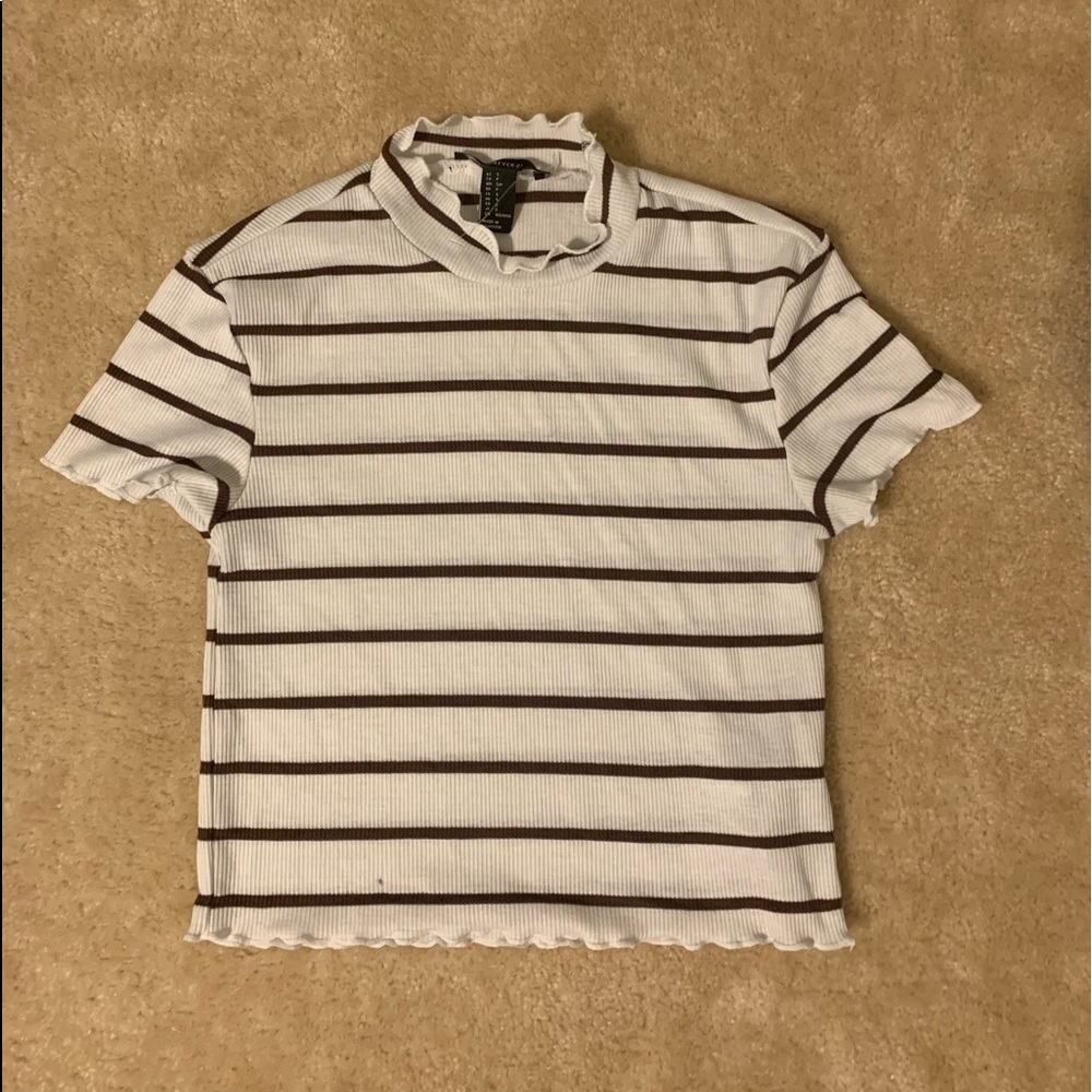 cropped forever 21 tee